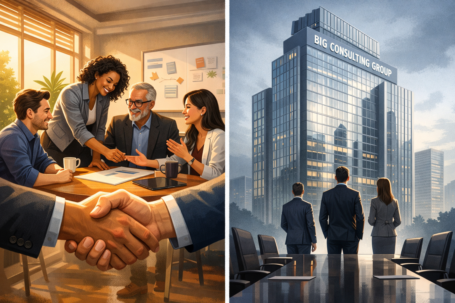 Boutique vs Big Firms